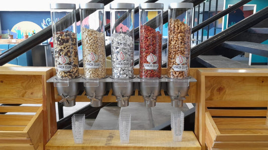 Estación de snacks a granel para oficinas