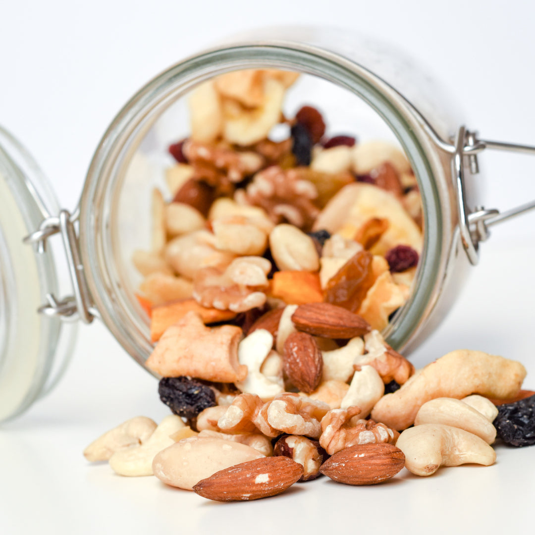Mix saludables de frutos secos para la oficina