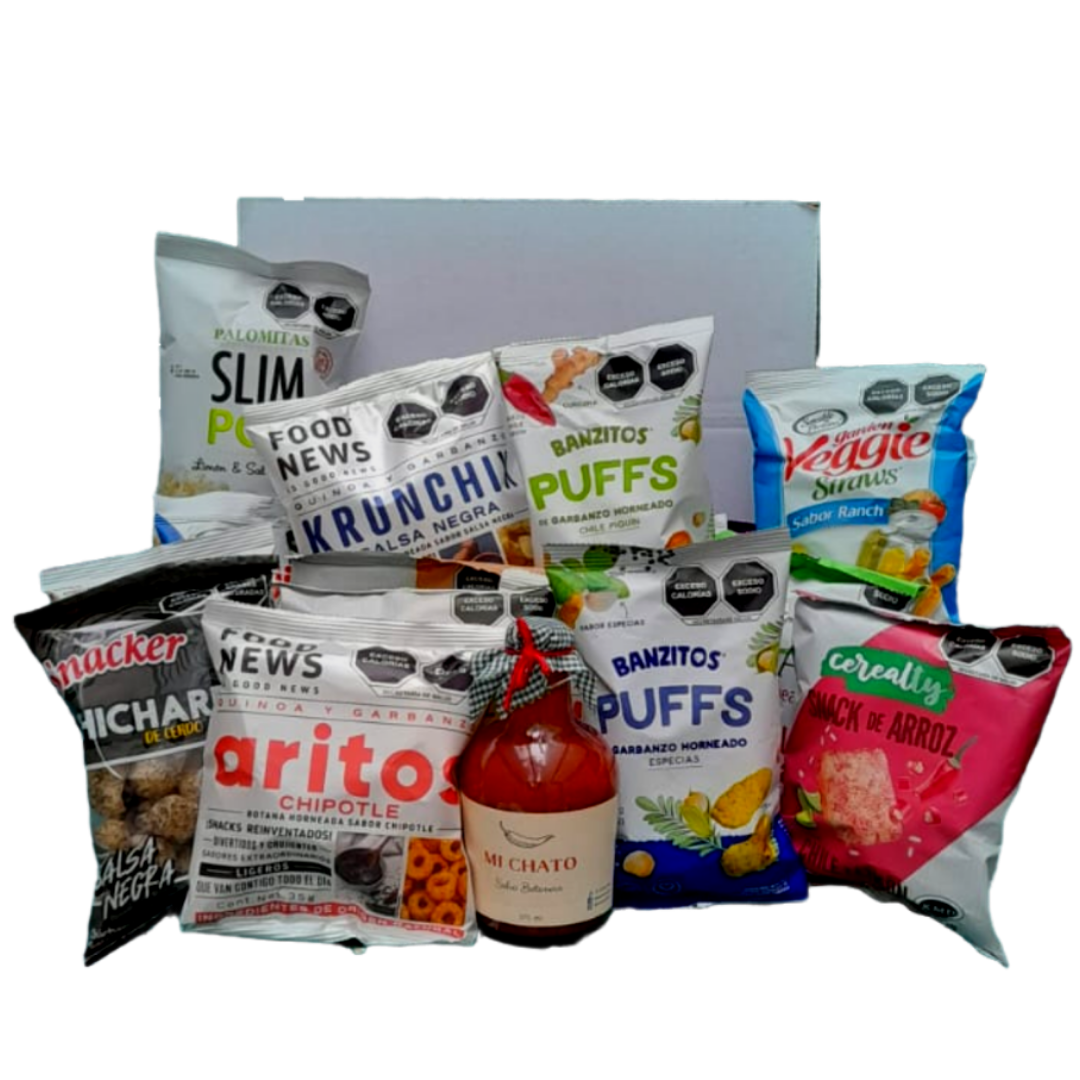 Crunch y Picante - ¡La Caja de Regalo Ideal para un Snack Attack Picante en cualquier lugar y en cualquier momento!