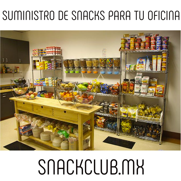 4 TIPS PARA SURTIR LOS SNACKS EN TU OFICINA