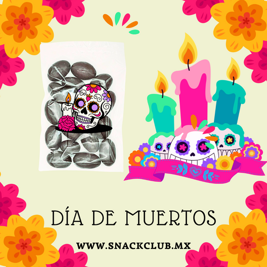 Almendras con Chocolate sin Azúcar Día de Muertos