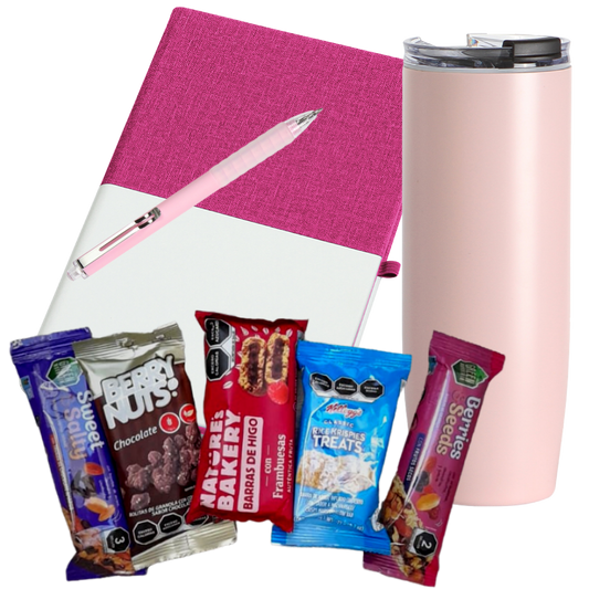 Paquete de Poder Rosa - ¡El Compañero Definitivo de Trabajo para Empleadas con Estilo y Productivas!
