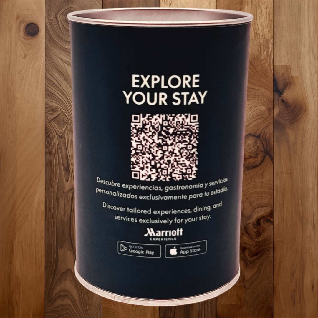 Tubo de Cartón con Tapa Metálica Personalizable