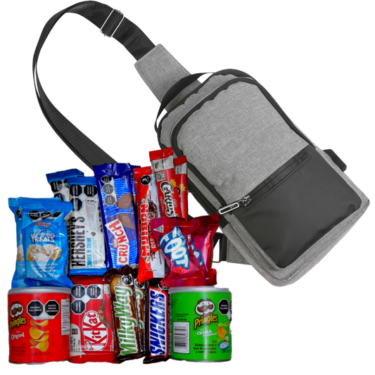 Mochila de Hombro Portadocumentos + Snacks