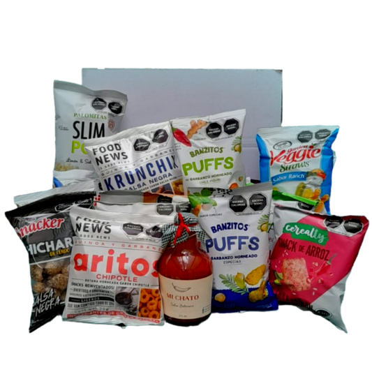 Crunch y Picante - ¡La Caja de Regalo Ideal para un Snack Attack Picante en cualquier lugar y en cualquier momento!